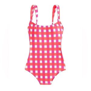 SZ Blocks X J. Crew NEW Gingham One Piece Swimsuit